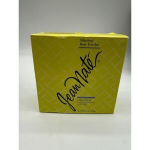 Vintage Jean Naté Silkening Body Powder, Original scent, with a puff